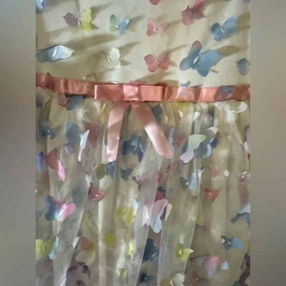 Set of 2 Beautiful Butterfly Kids Dresses - Picture 6 of 6